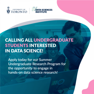 Calling all undergraduate students interested in data science.